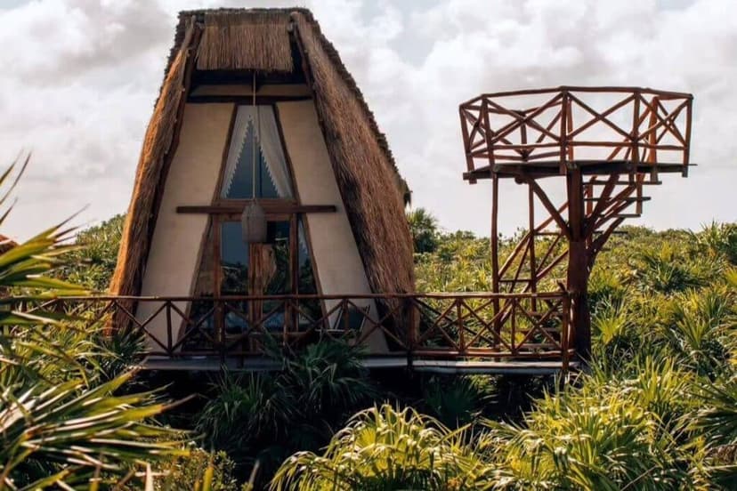 Unique treehouse stay